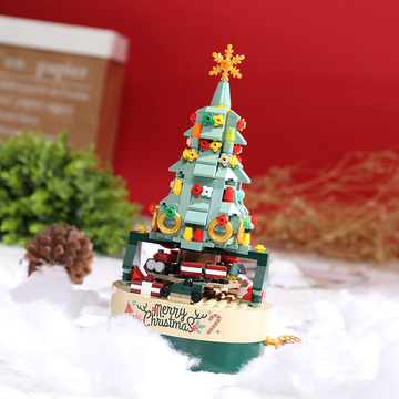 Mangebot™ Christmas Tree Children's Music Box - DIY Building Blocks