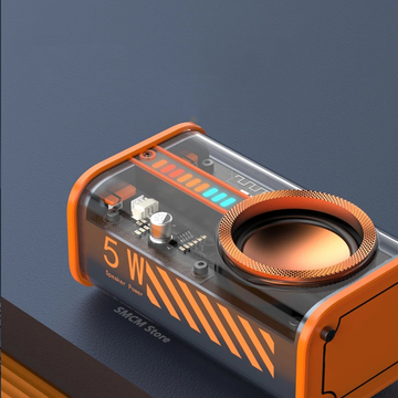 Mangebot™ Transparenter Mecha Bluetooth-Lautsprecher