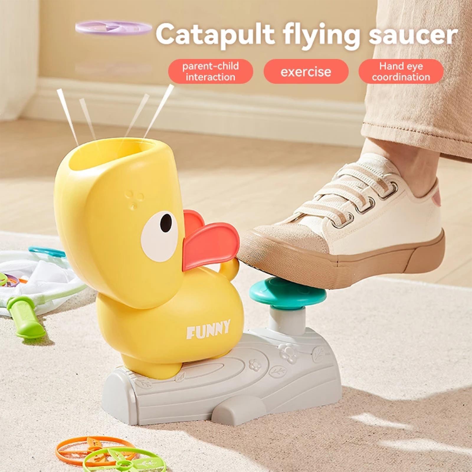 Mangebot™ Flying Disc Launcher Toy for Kids