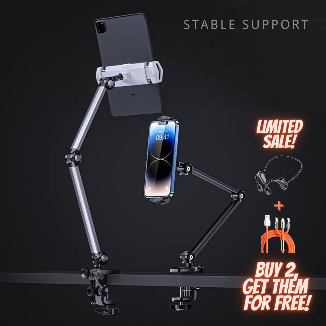 Mangebot™ Universal Adjustable Tablet/Phone Holder - Premium